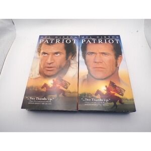 The Patriot Mel Gibson VHS Movie‎ Set 2 Discs War Drama Film